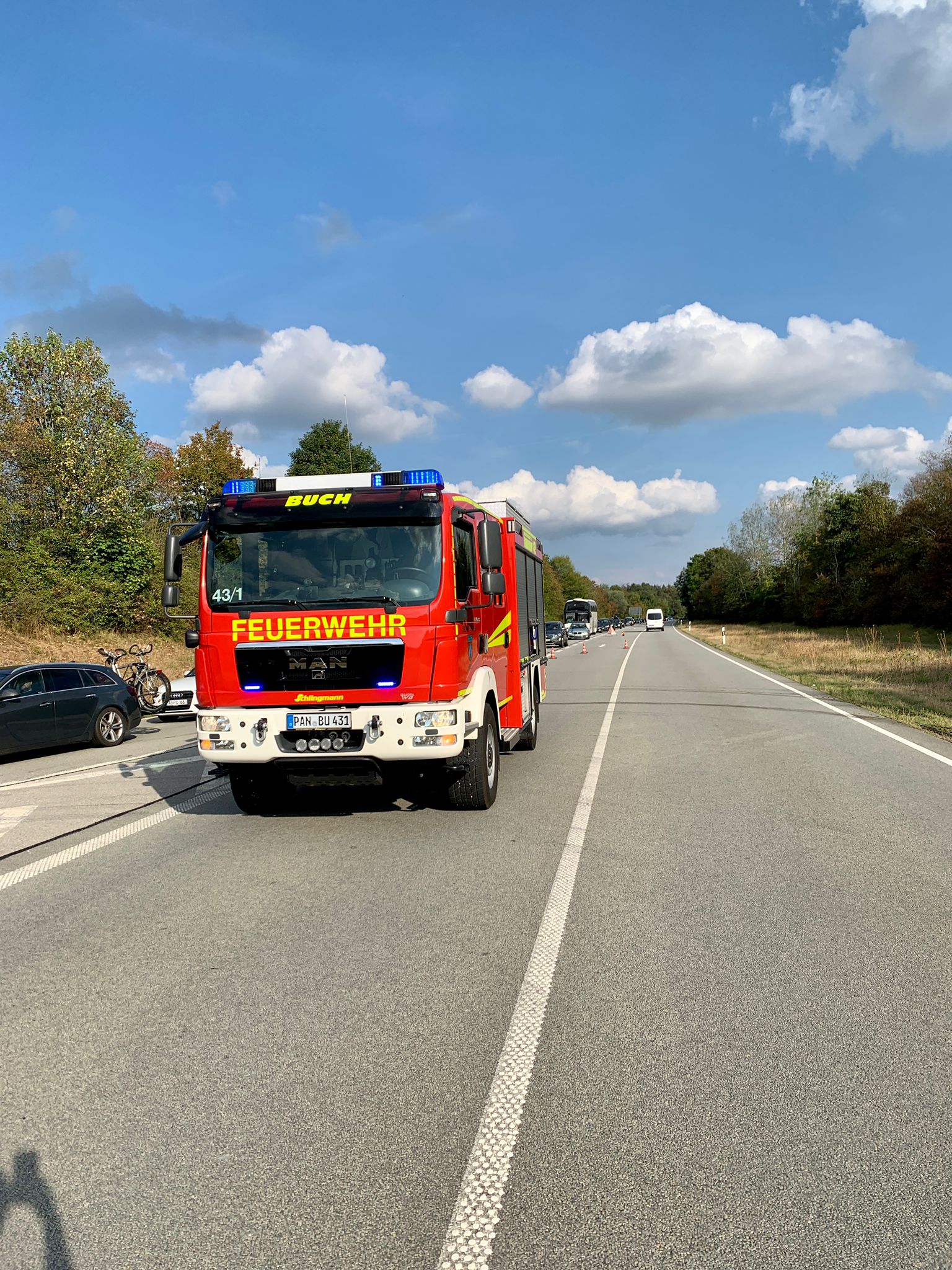 Read more about the article Verkehrsunfall auf B12